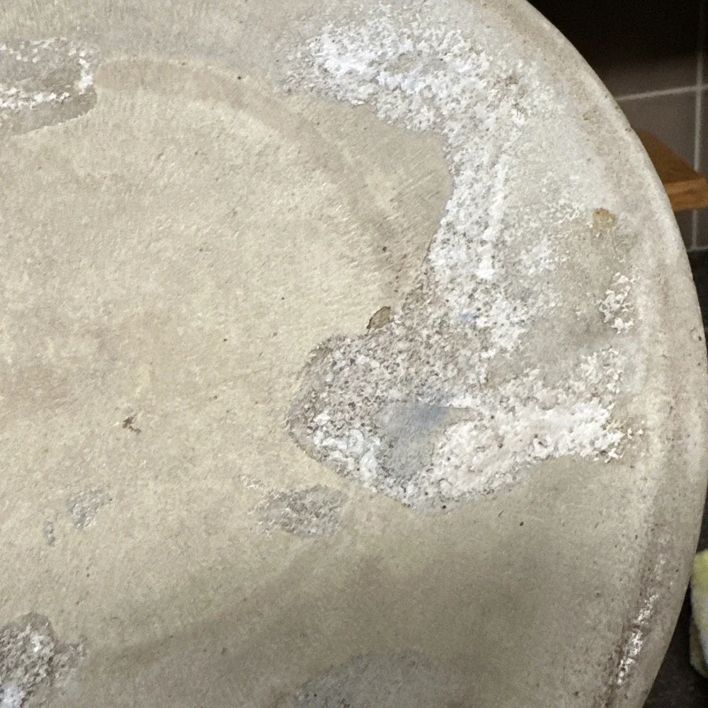 Antique Stoneware‎ Butter Crock Blue Spongeware 6